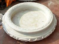 marble lotus plates bowls