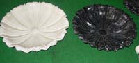 marble lotus plates bowls