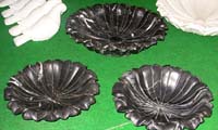 marble lotus plates bowls