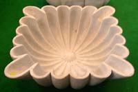 marble lotus plates bowls