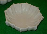 marble lotus plates bowls