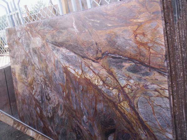 Rain forest Marble Bidasar Brown and RainForest Green