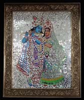 Rukmani arts  thickri glass paintings   Code 9